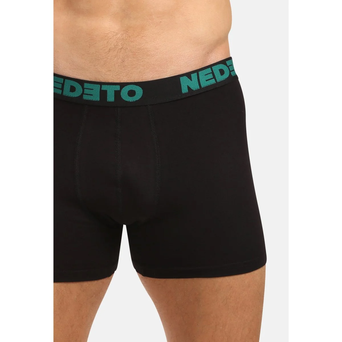 Nedeto 3PACK pánské boxerky černé (3NB003b) L