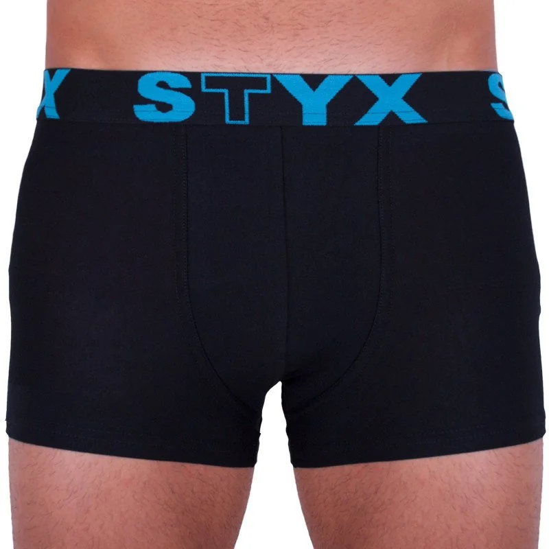 Styx 3PACK pánské boxerky sportovní guma nadrozměr vícebarevné (R9606162) 3XL