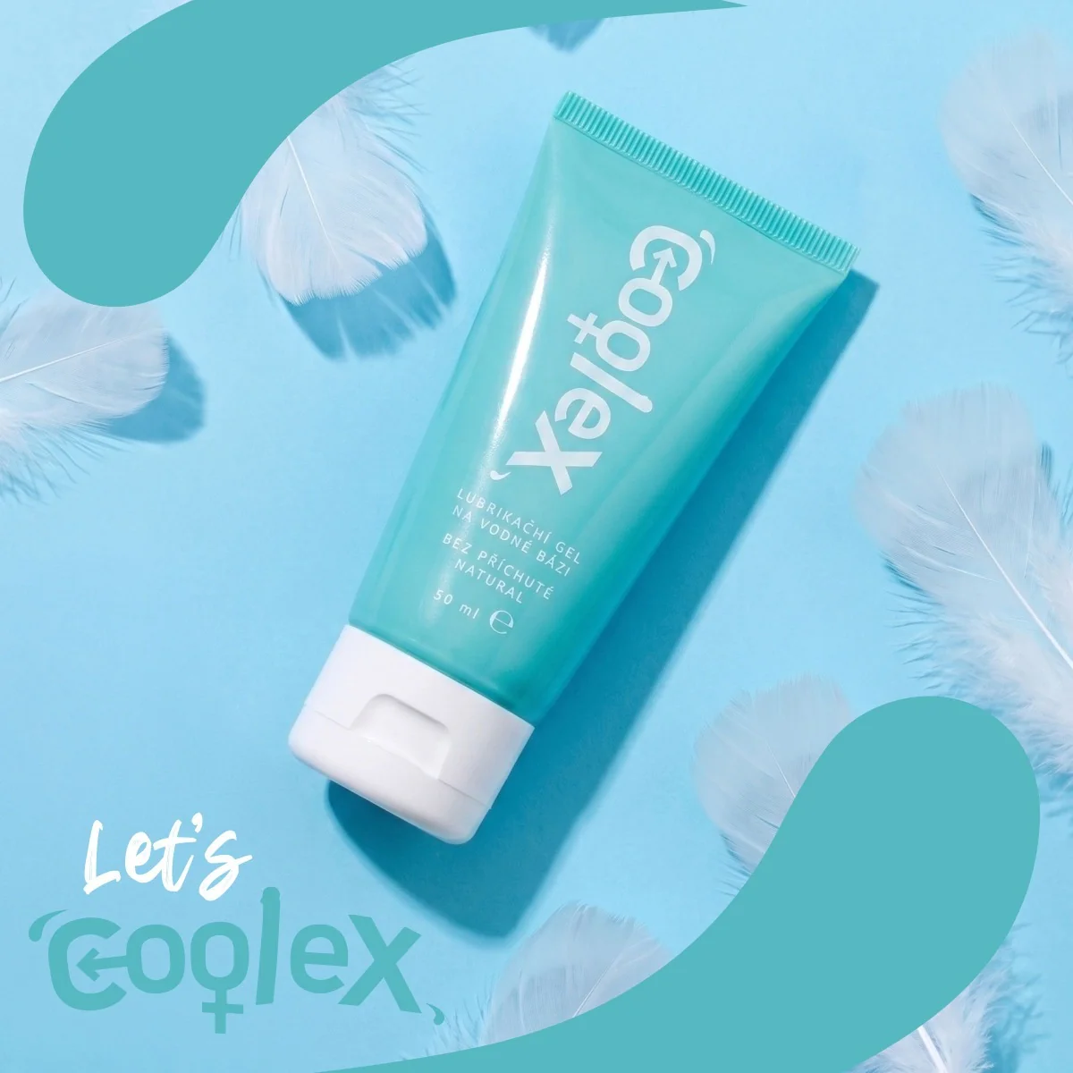 Coolex Lubrikační gel na vodní bázi natural 50 ml tuba
