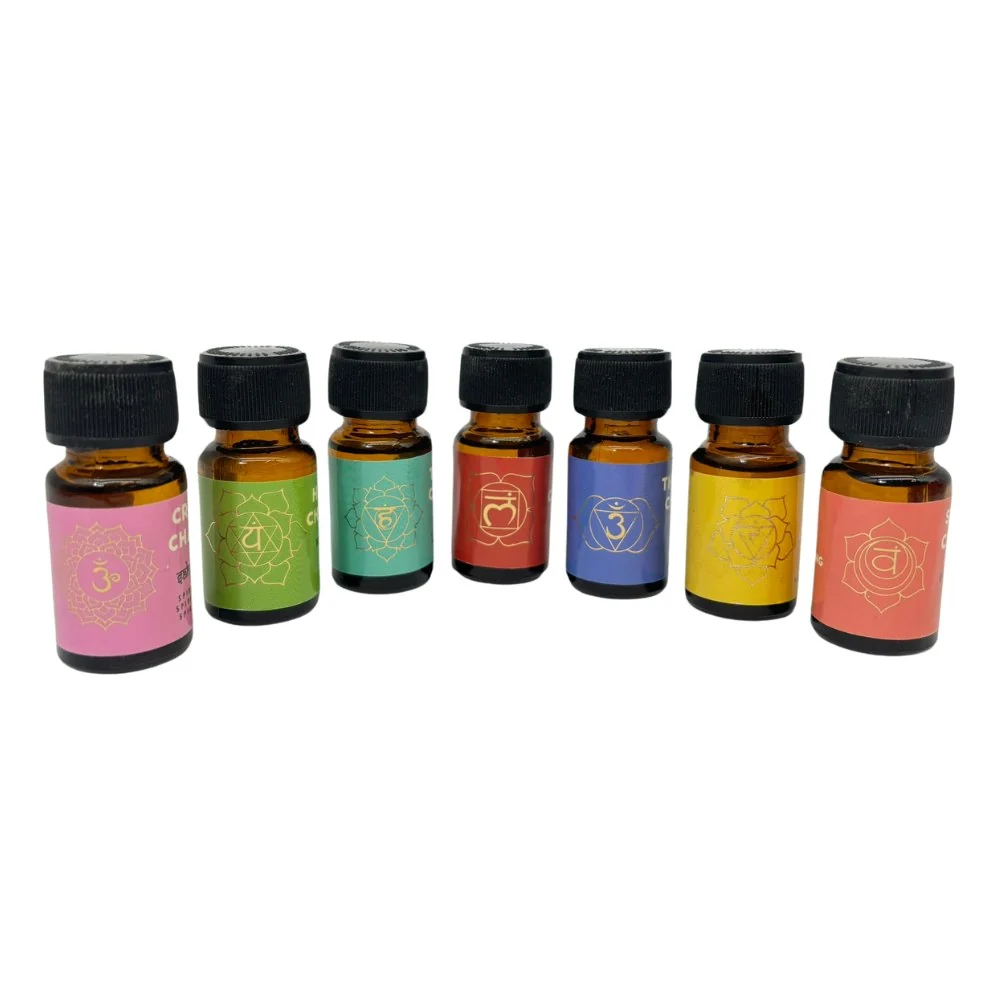 Song of India Balanced Chakra Sada vonných olejů 7x 10 ml
