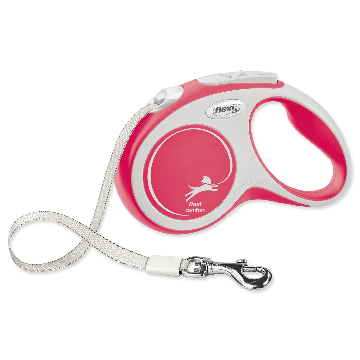 Flexi Vodítko New Comfort páska S červené 5m