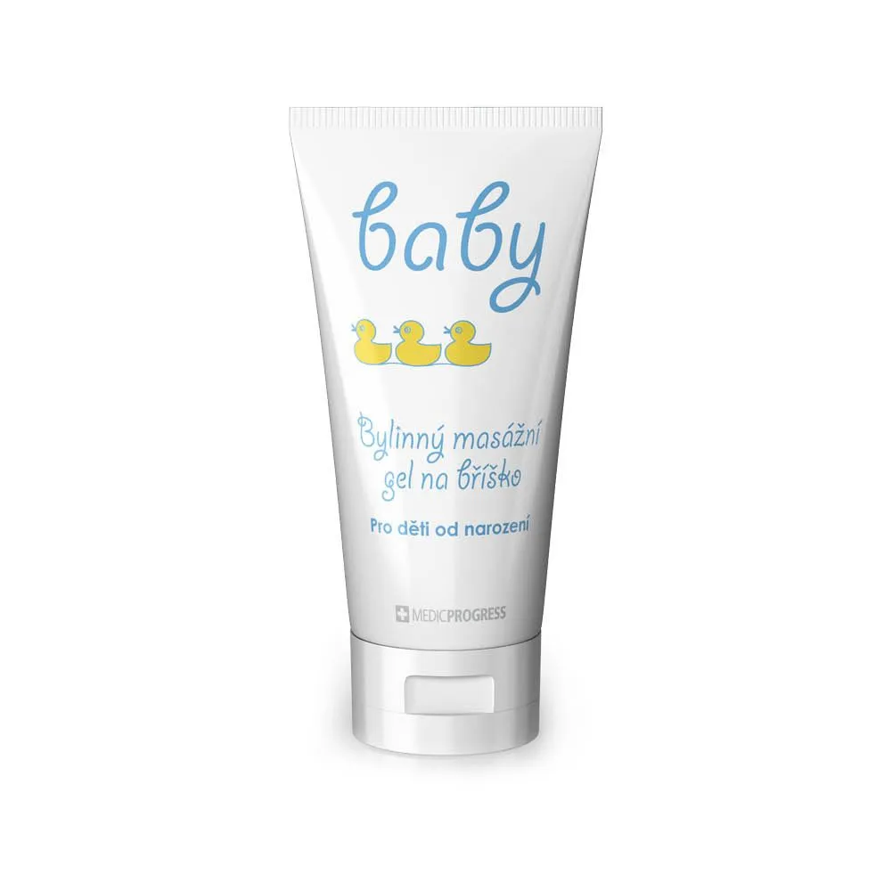 Baby Bylinný masážní gel na bříško 50 ml