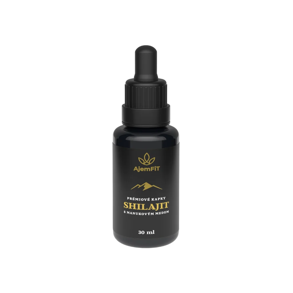 AjemFIT Himalajský Shilajit, Manukový Med - SHILAJIT 30ml