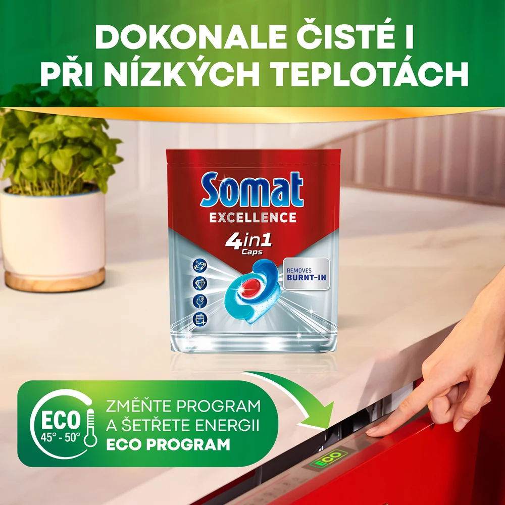 Somat Kapsle do myčky Excellence 4v1 75 ks