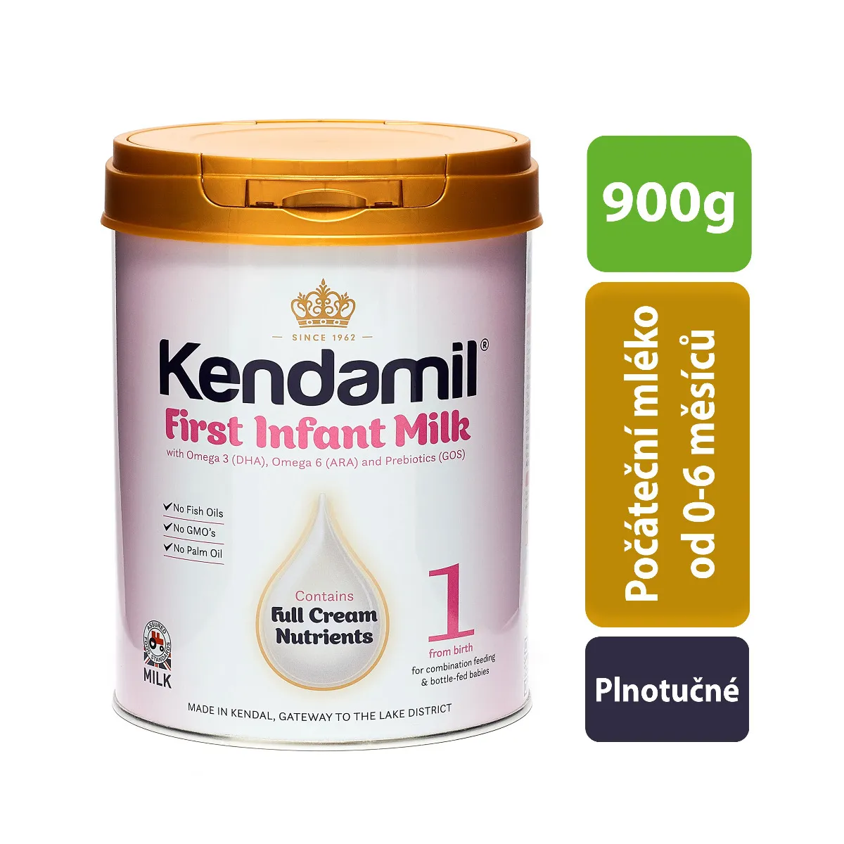Kendamil 1 Kojenecké mléko počáteční DHA+ 900 g