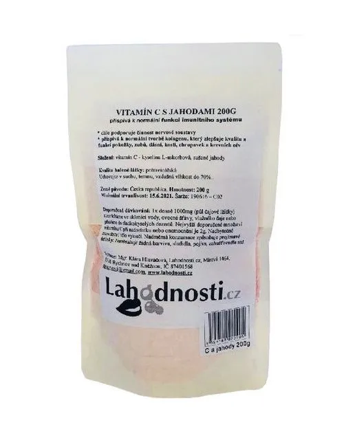 Lahodnosti Vitamín C s jahodami 200 g