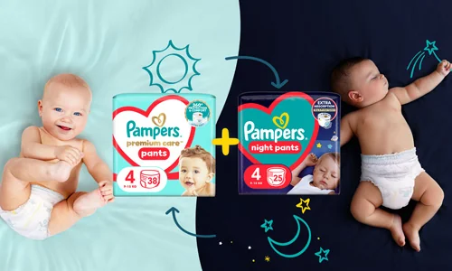 Noční plenkové kalhotky Pampers Night Pants Noční plenkové kalhotky Pampers Night Pants