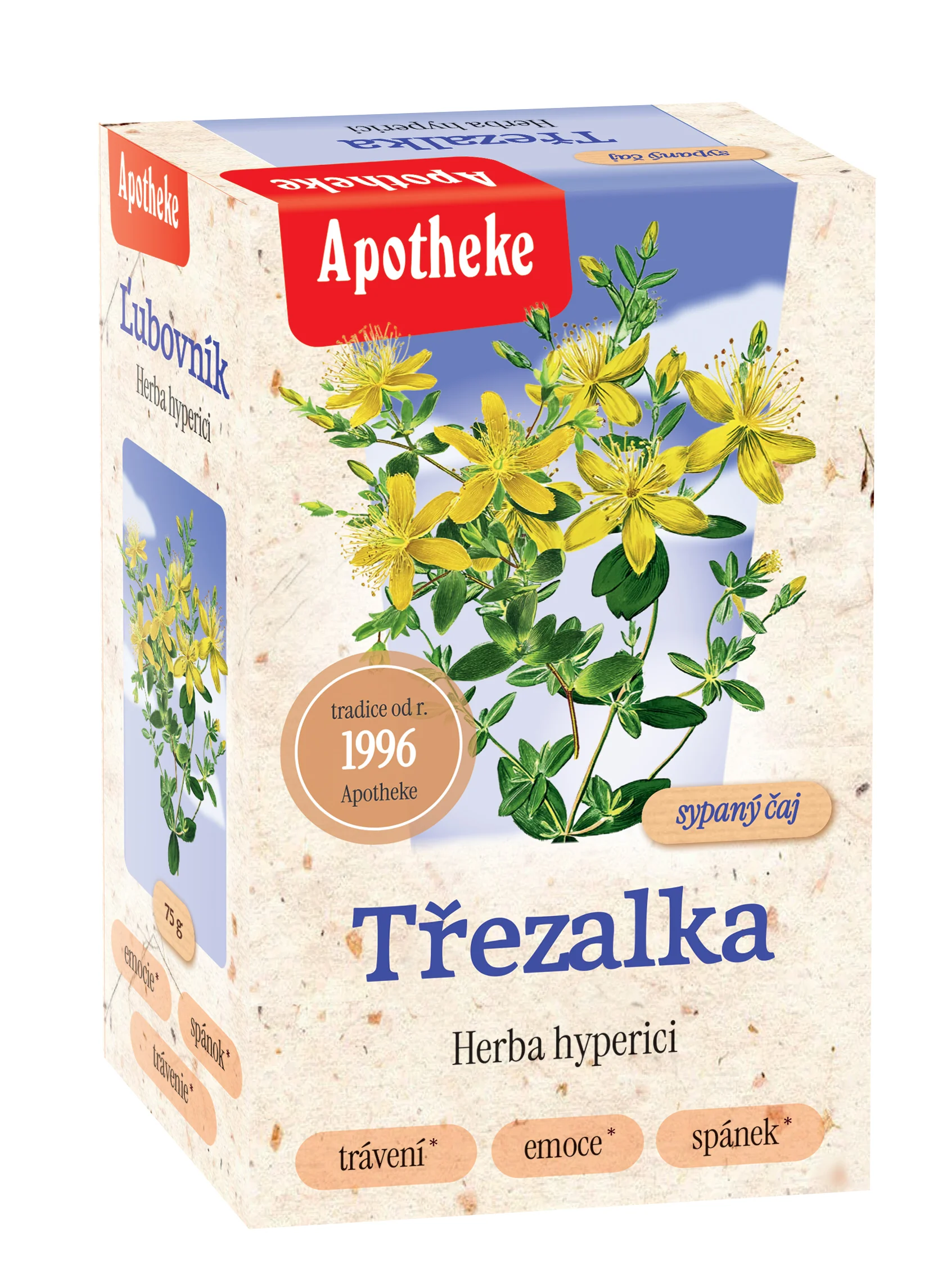 Apotheke Třezalka tečkovaná nať sypaný čaj 75 g