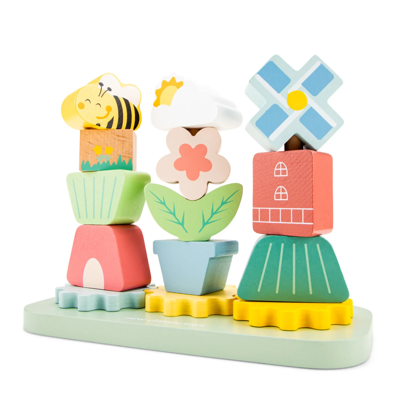 New Classic Toys Stohovací hračka - mlýnská zahrádka