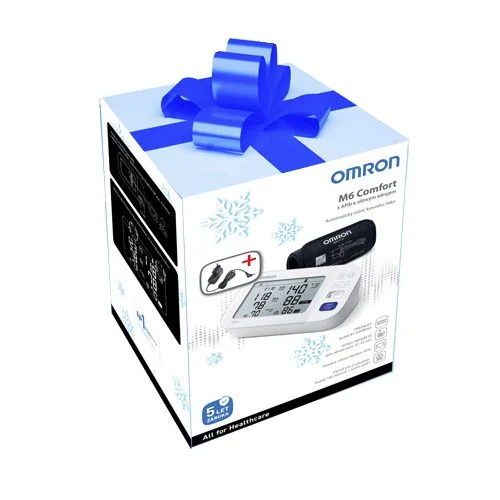 Omron M6 Comfort s AFib digitální tonometr + síťový zdroj