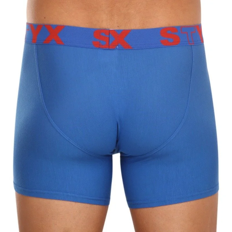 Styx 3PACK pánské boxerky long sportovní guma vícebarevné (3U96789) M