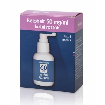 Belohair 50 mg/ml kožní roztok 60 ml