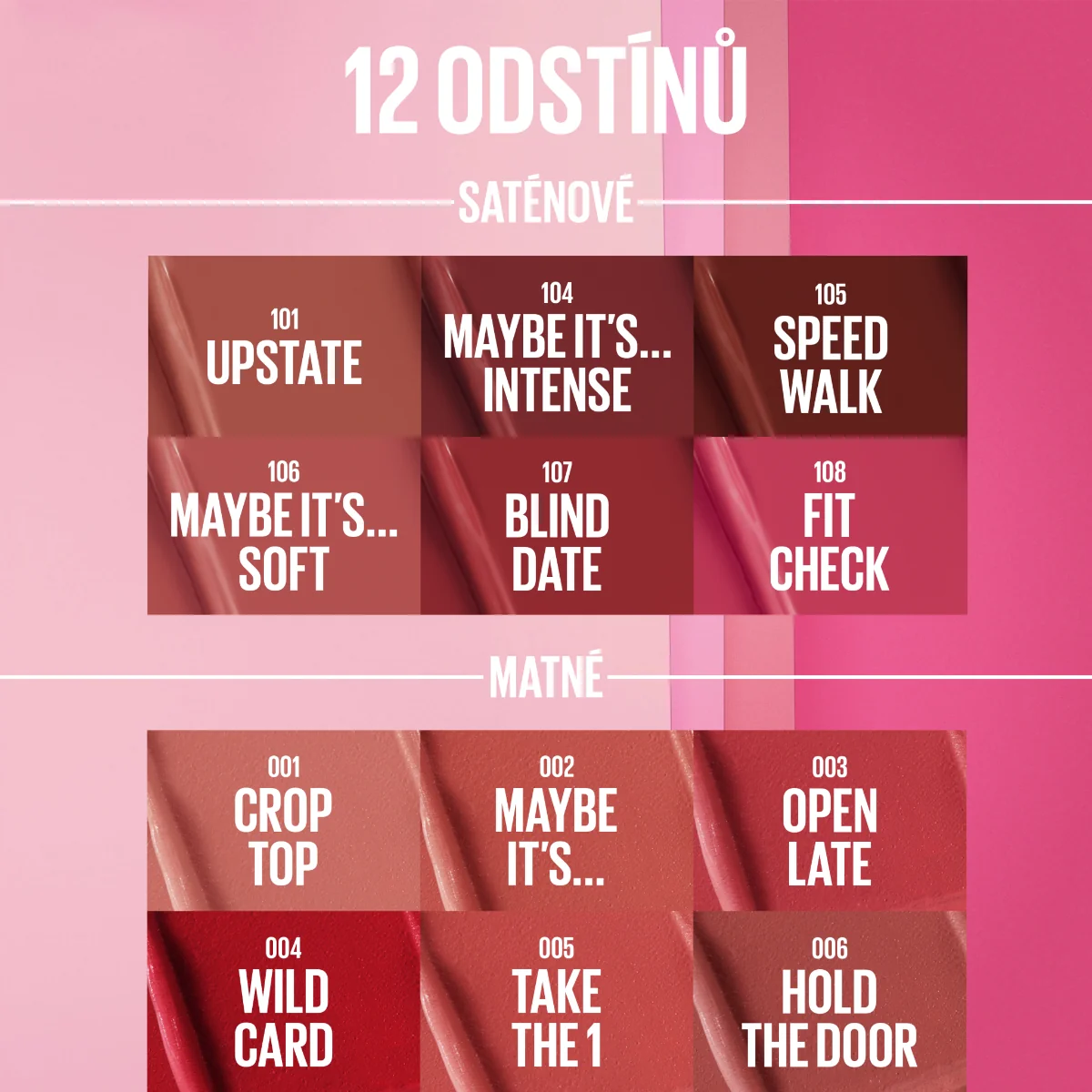 Maybelline Lifter Serum Lipstick Matte 005 Take The 1 matná rtěnka 1 ks