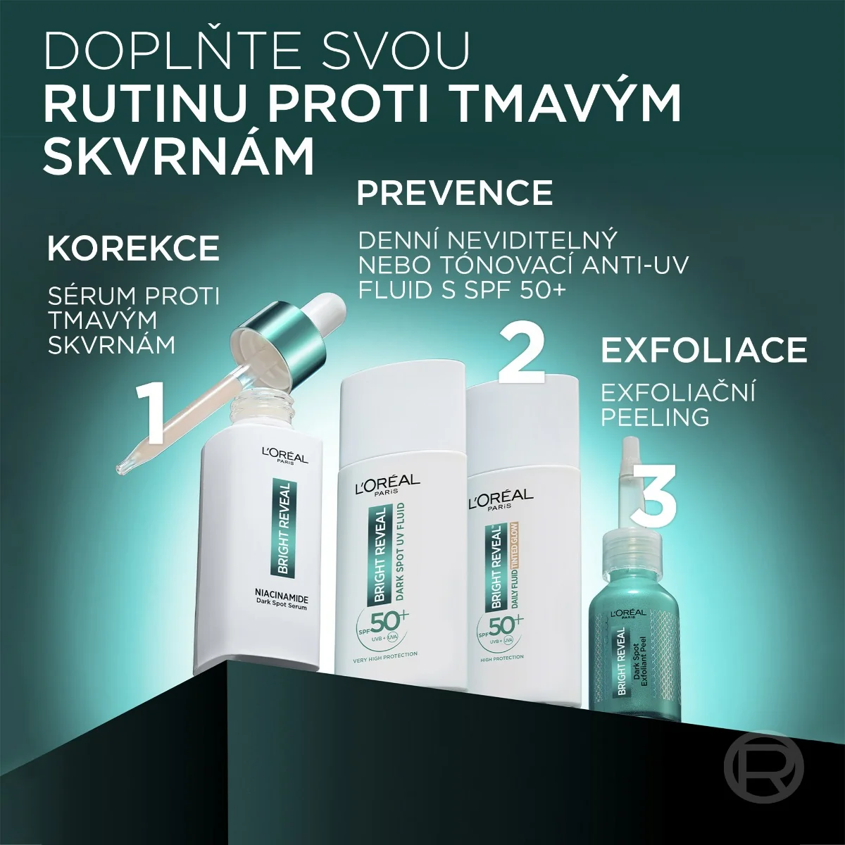 Loréal Paris Bright Reveal Sérum proti tmavým skvrnám s niacinamidem 30 ml