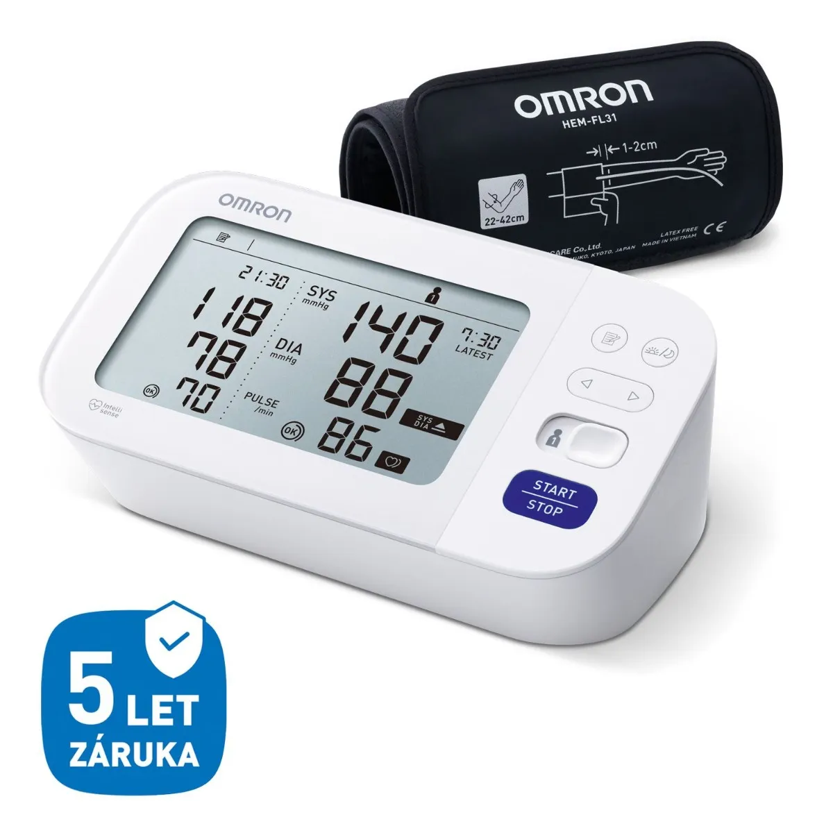 Omron M6 Comfort s AFib digitální tonometr