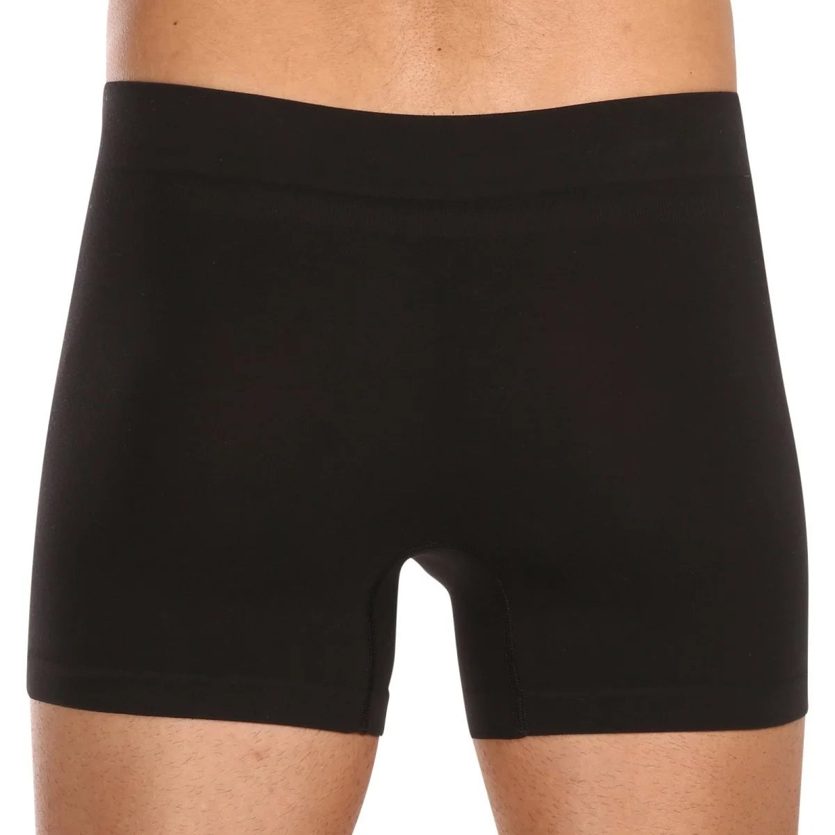 Nedeto Pánské boxerky bezešvé bambusové černé (NDTB001S) XXL