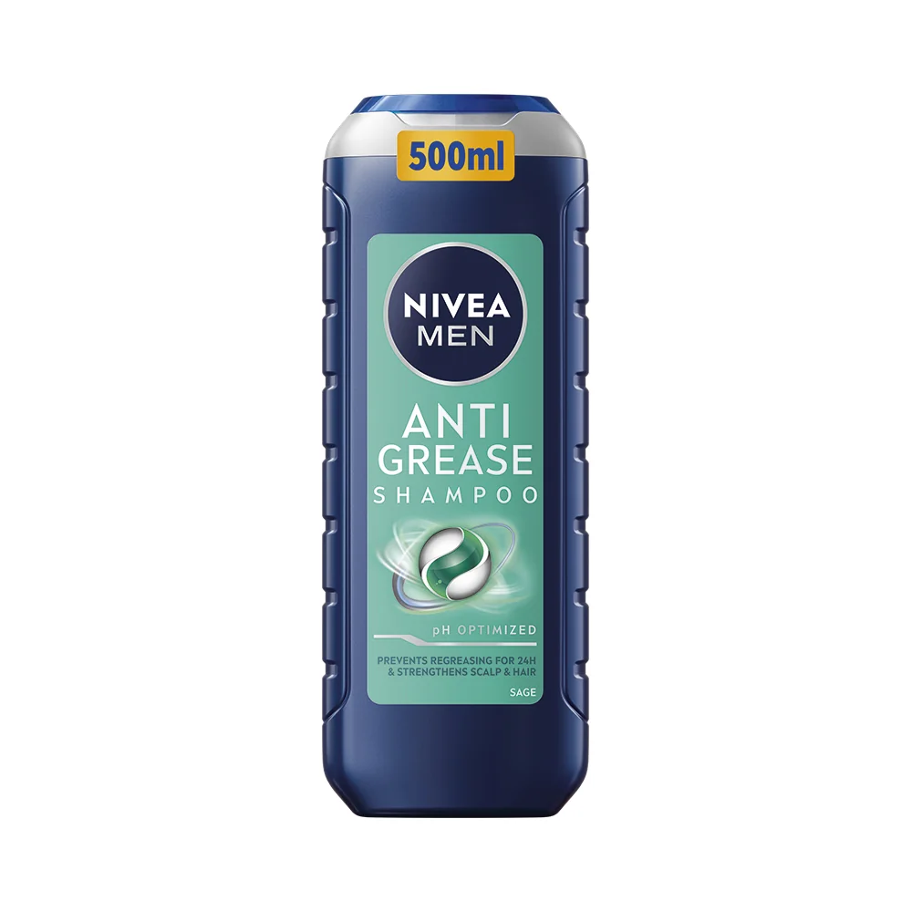 Nivea Men Anti Grease šampon na mastné vlasy 500 ml