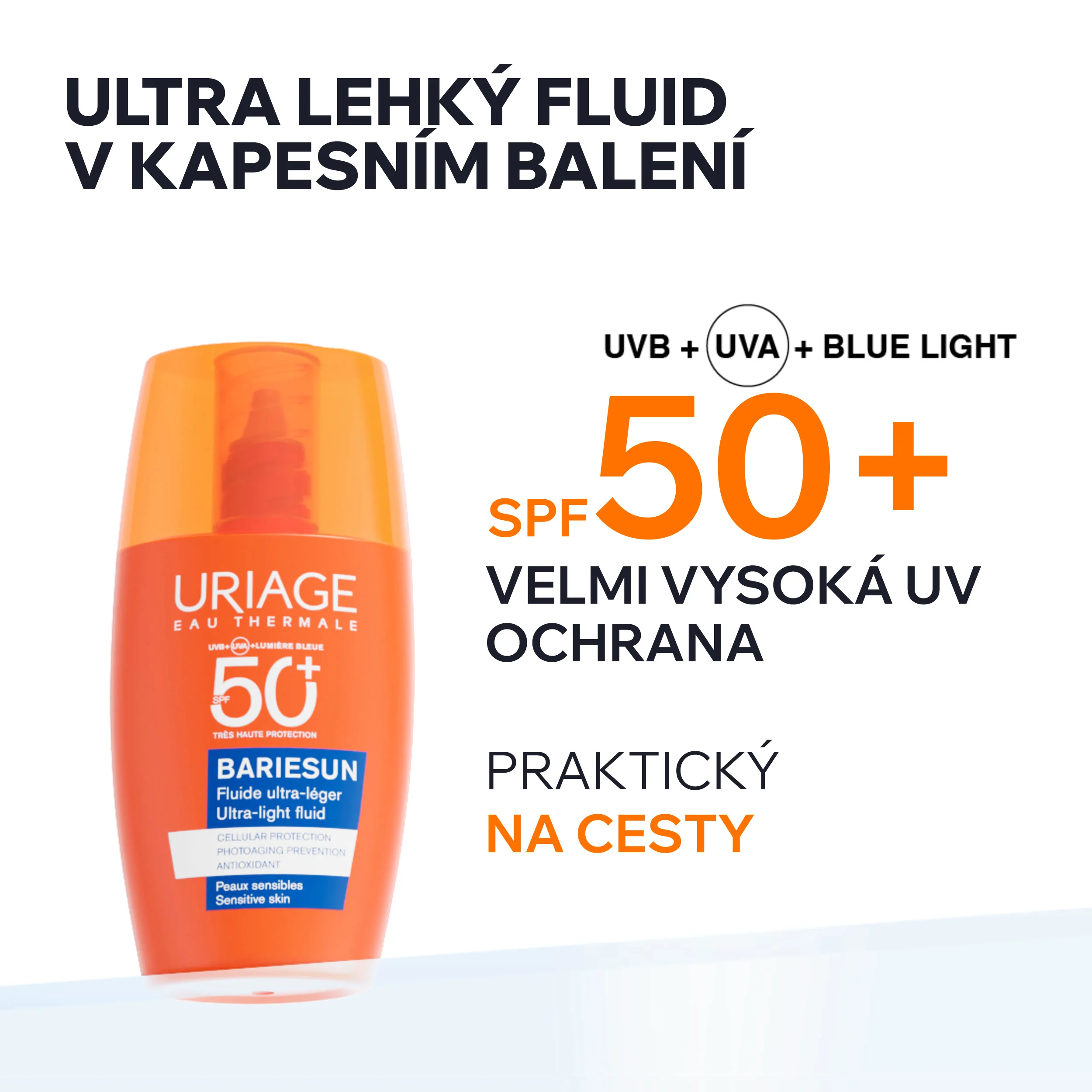Uriage Bariésun Ultralehký fluid SPF50+ 30 ml