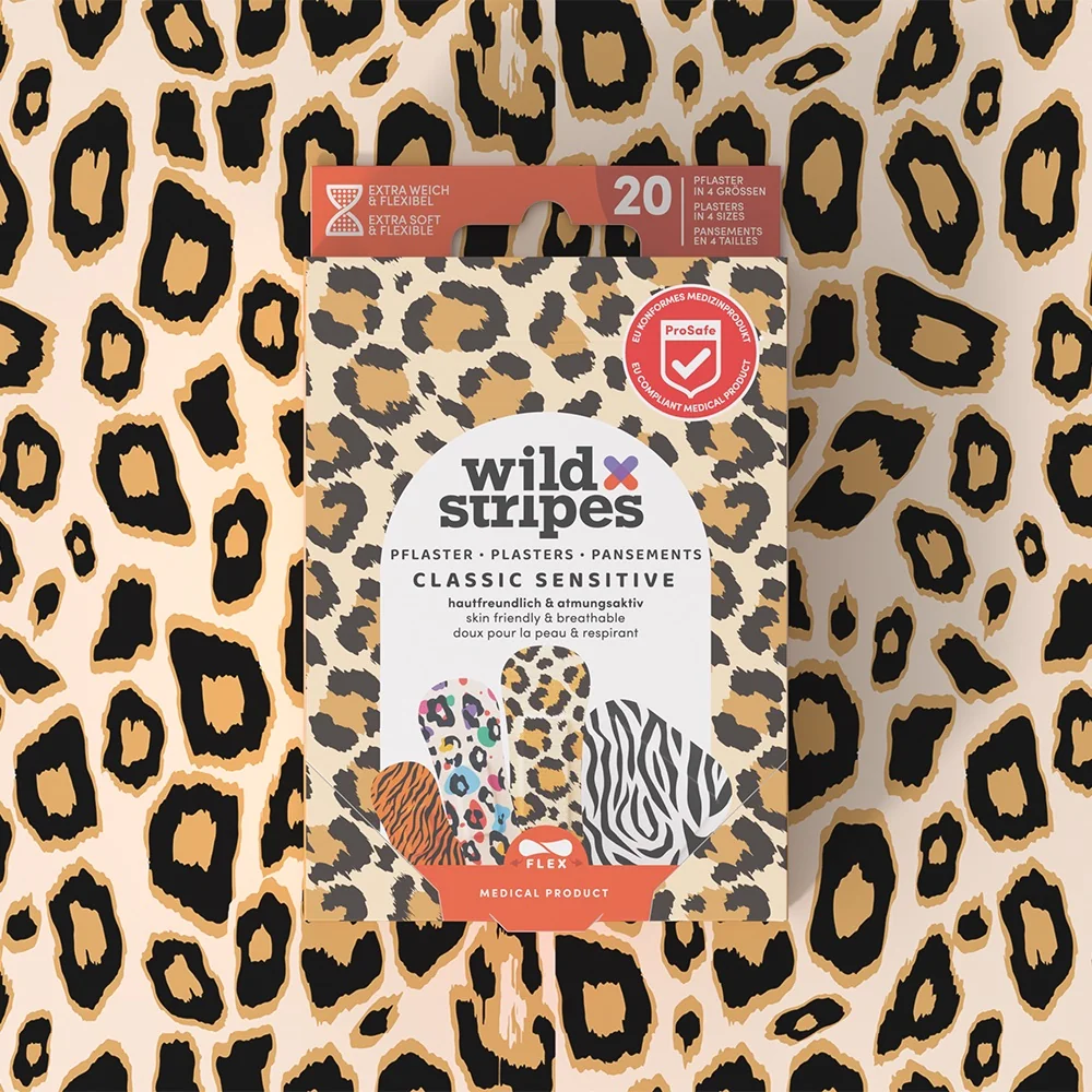 Wild Stripes Classic Sensitive Animal náplasti 20 ks
