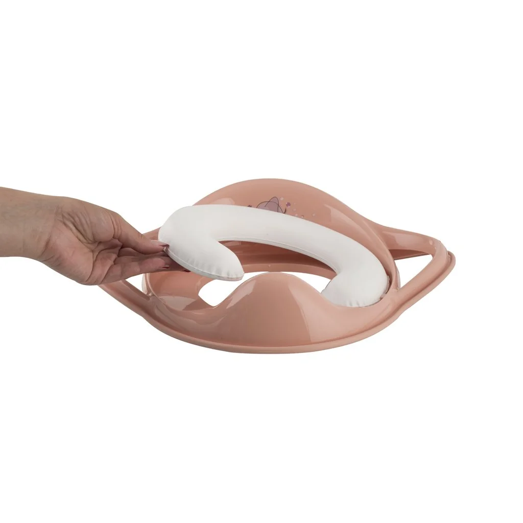 Maltex Redukce na WC s úchyty měkká Sloník Minimal - peach rose