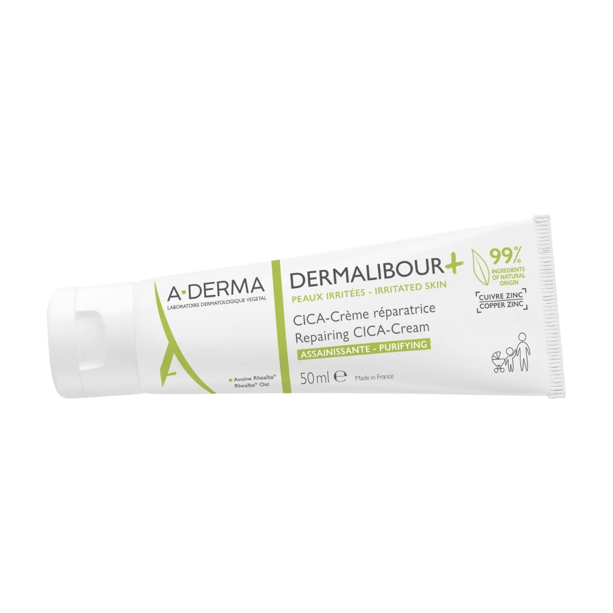 A-Derma Dermalibour+ reparační CICA-Krém 50 ml