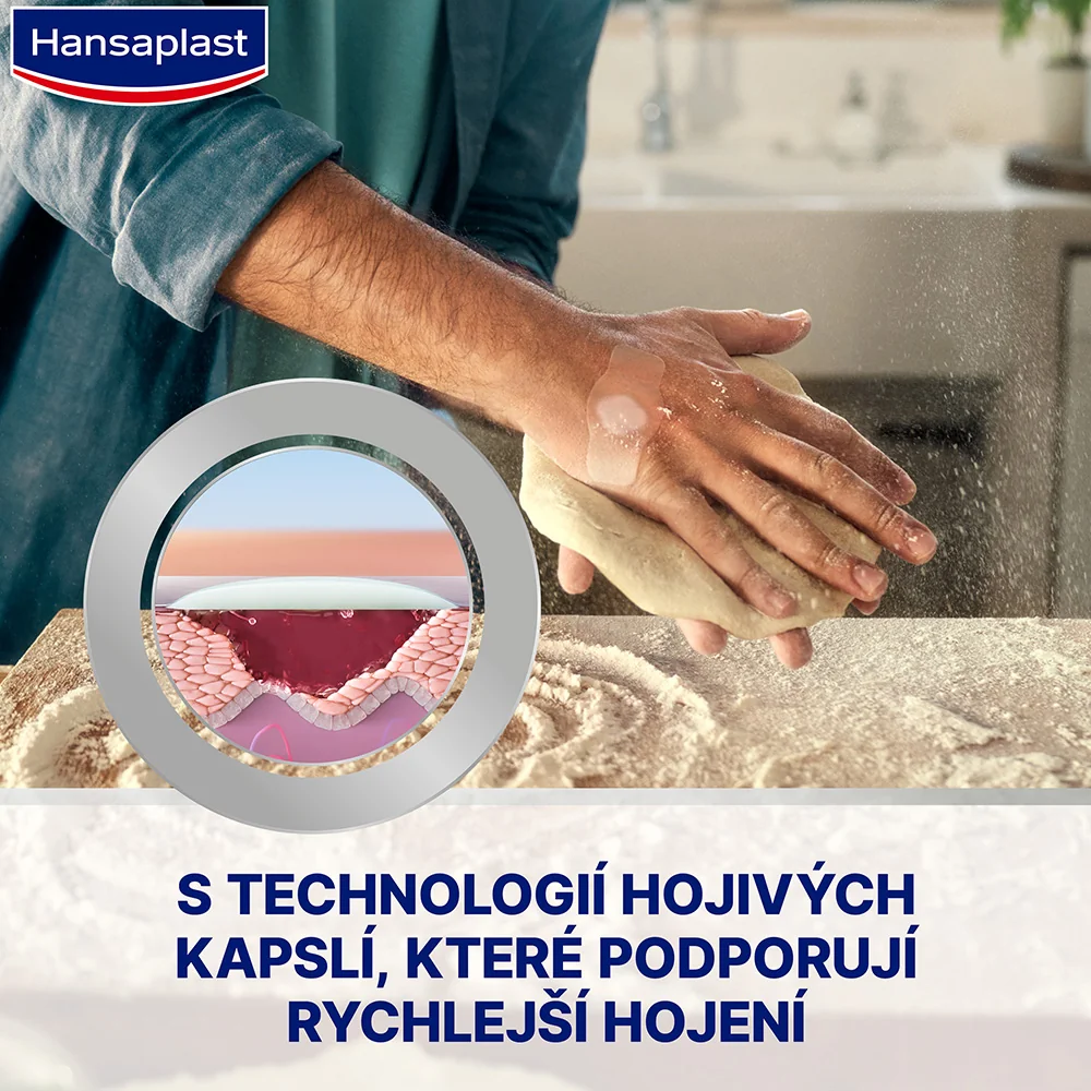 Hansaplast Second Skin náplasti hydrokoloidní 6 ks