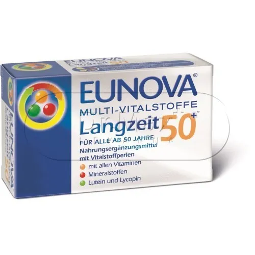 EUNOVA multivitamín 50+ Prodloužený účinek cps.60