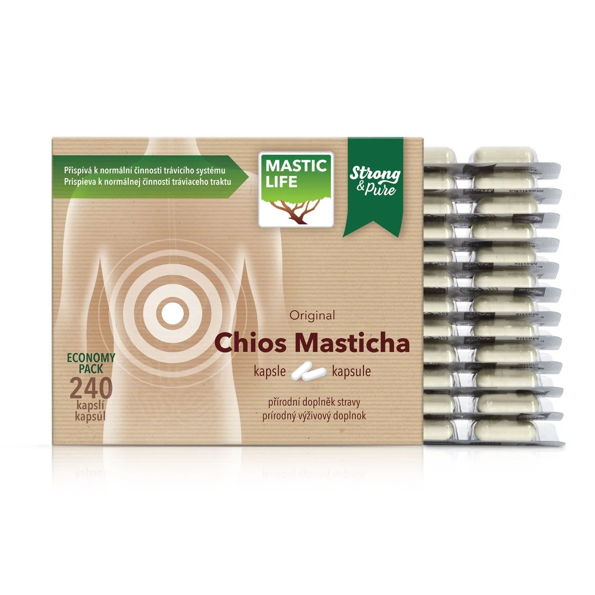 Masticlife Strong & Pure Chios Masticha 240 kapslí