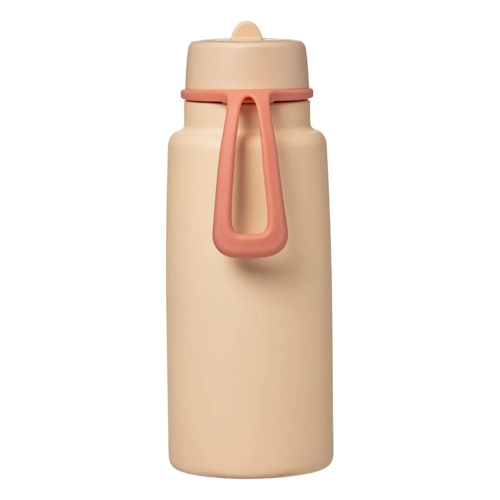 B.BOX Nerezová termolahev s brčkem 1l - melon mist