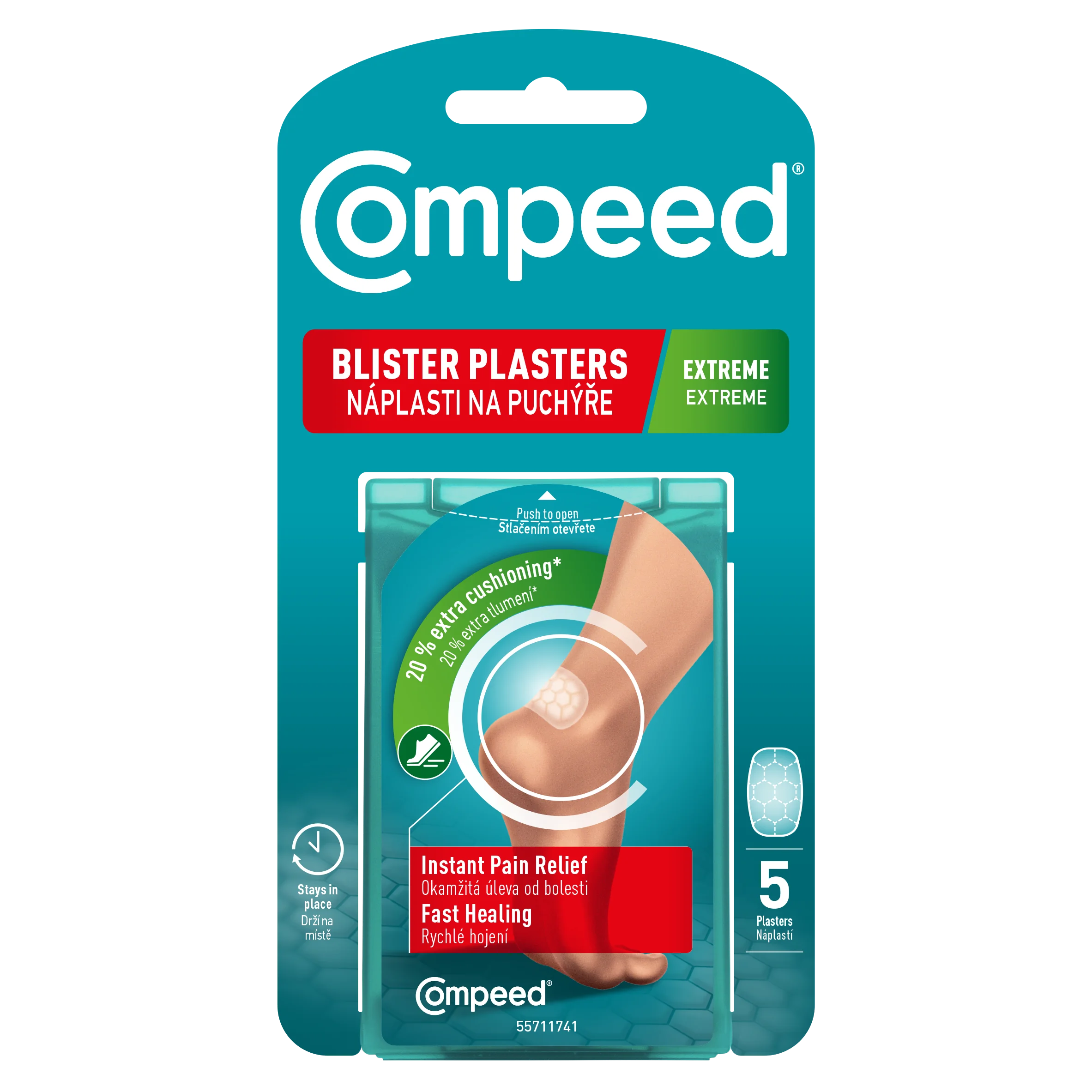 Compeed Náplasti na puchýře Extreme 5 ks