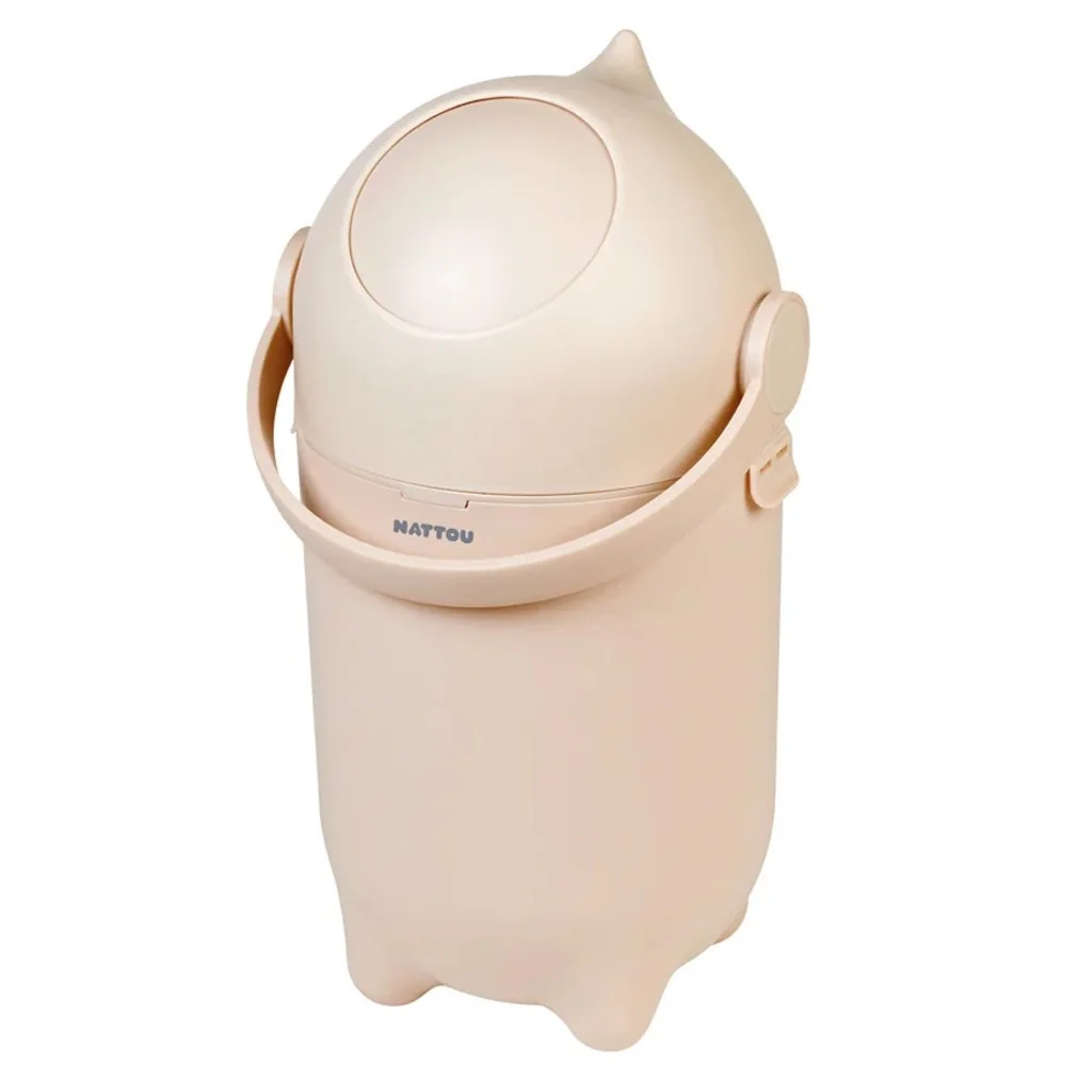 Nattou Koš na pleny Dropy Beige 27 cm, 20l 