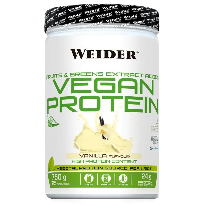 WEIDER Vegan protein vanilka 750 g