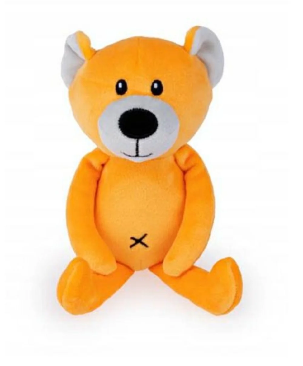 BalibaZoo Dětská plyšová hračka/mazlíček Medvídek 19 cm,  oranžový
