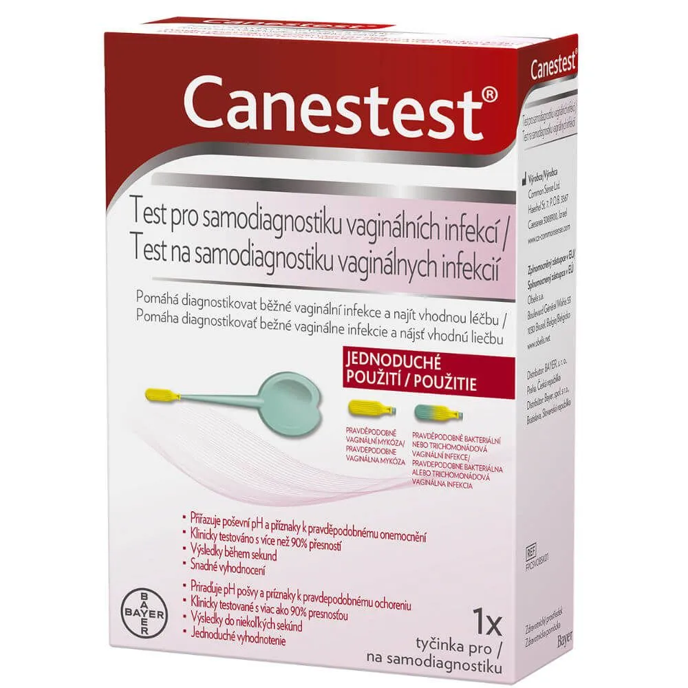 Canestest Test pro samodiagnostiku vaginálních infekcí 