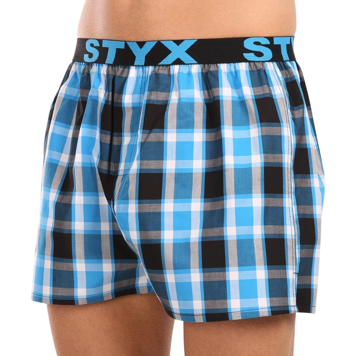 Styx 3PACK pánské trenky sportovní guma vícebarevné (3B103436) XL