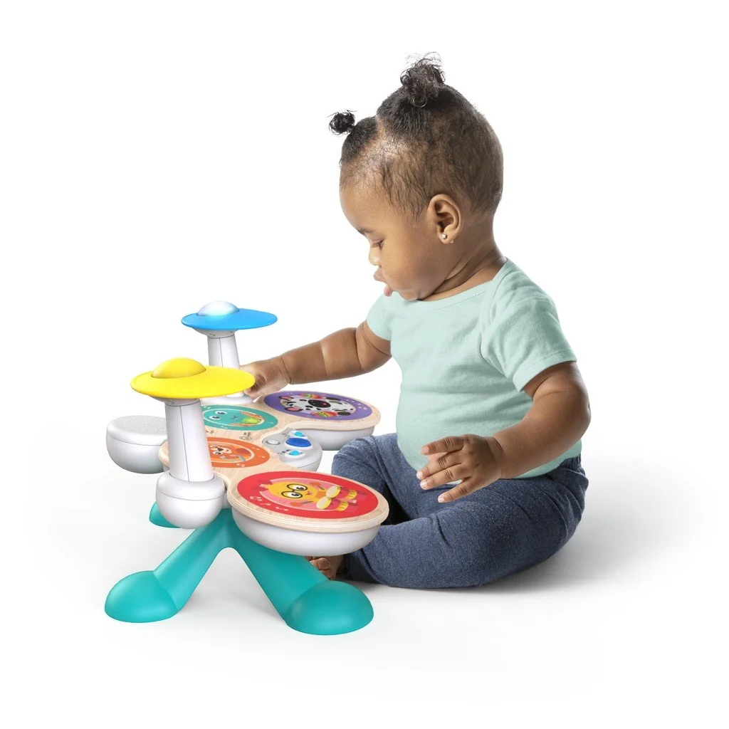 Baby Einstein Hračka Set bubnů Together in Tune Drums™ Connected Magic Touch™ HAPE 12m+