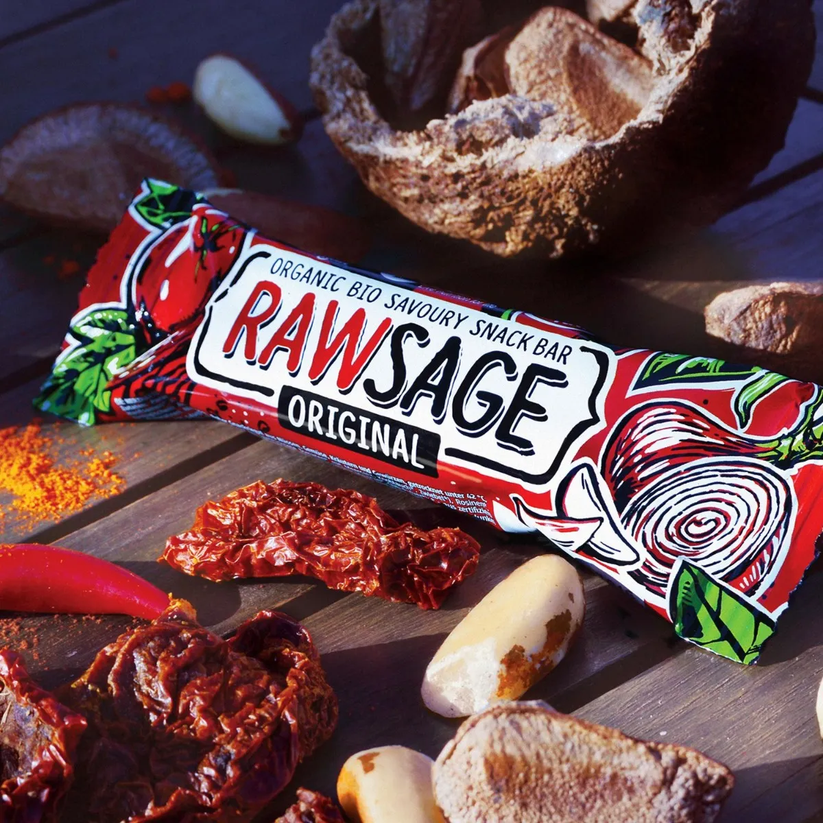 LifeFood Rawsage vegan klobáska RAW BIO 25 g