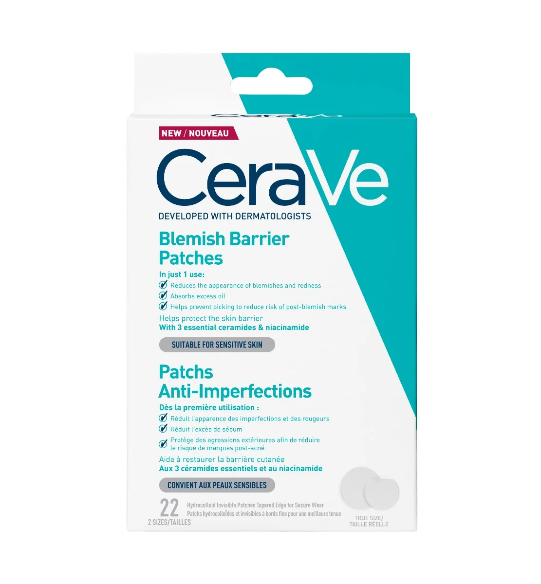 CeraVe Náplasti proti nedokonalostem 22 ks