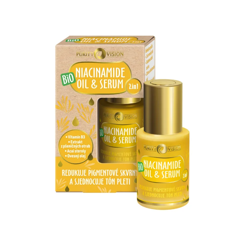PURITY VISION BIO Niacinamide oil & serum 2in1 30 ml