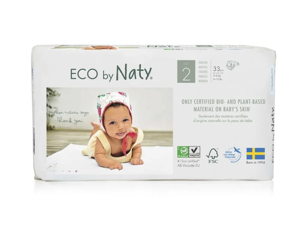 ECO by Naty Mini 3-6 kg dětské plenky 33 ks