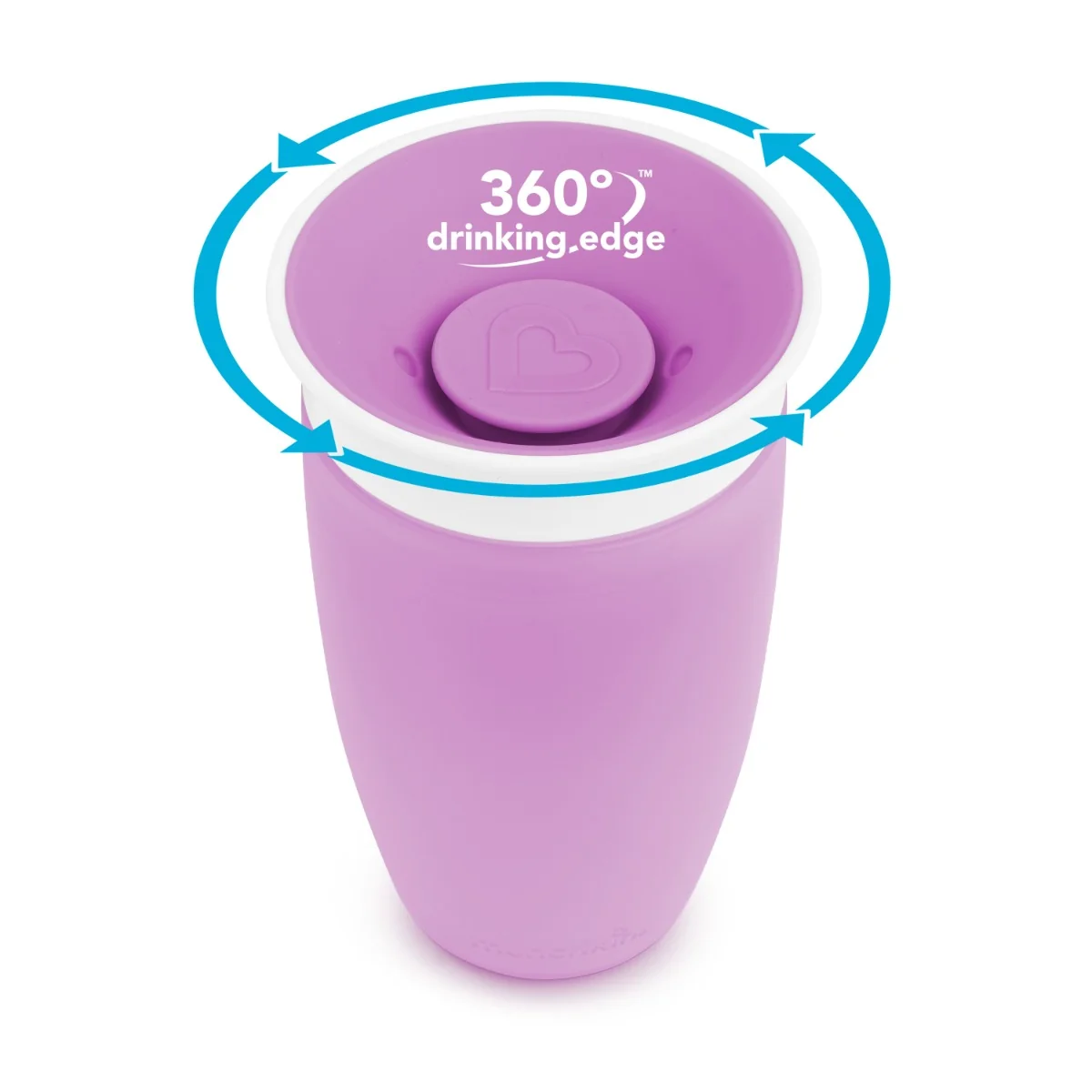 Munchkin Miracle 360° netekoucí hrneček 296 ml fialový
