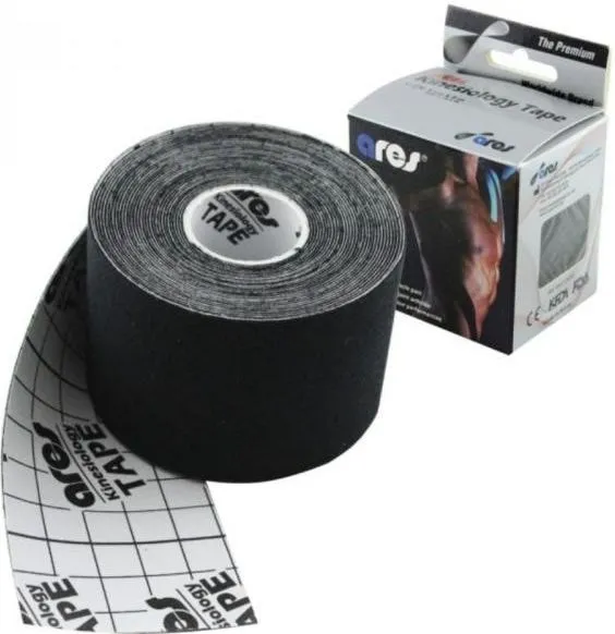 Ares Kinesio tape 5 cm x 5 m tejpovací páska černá