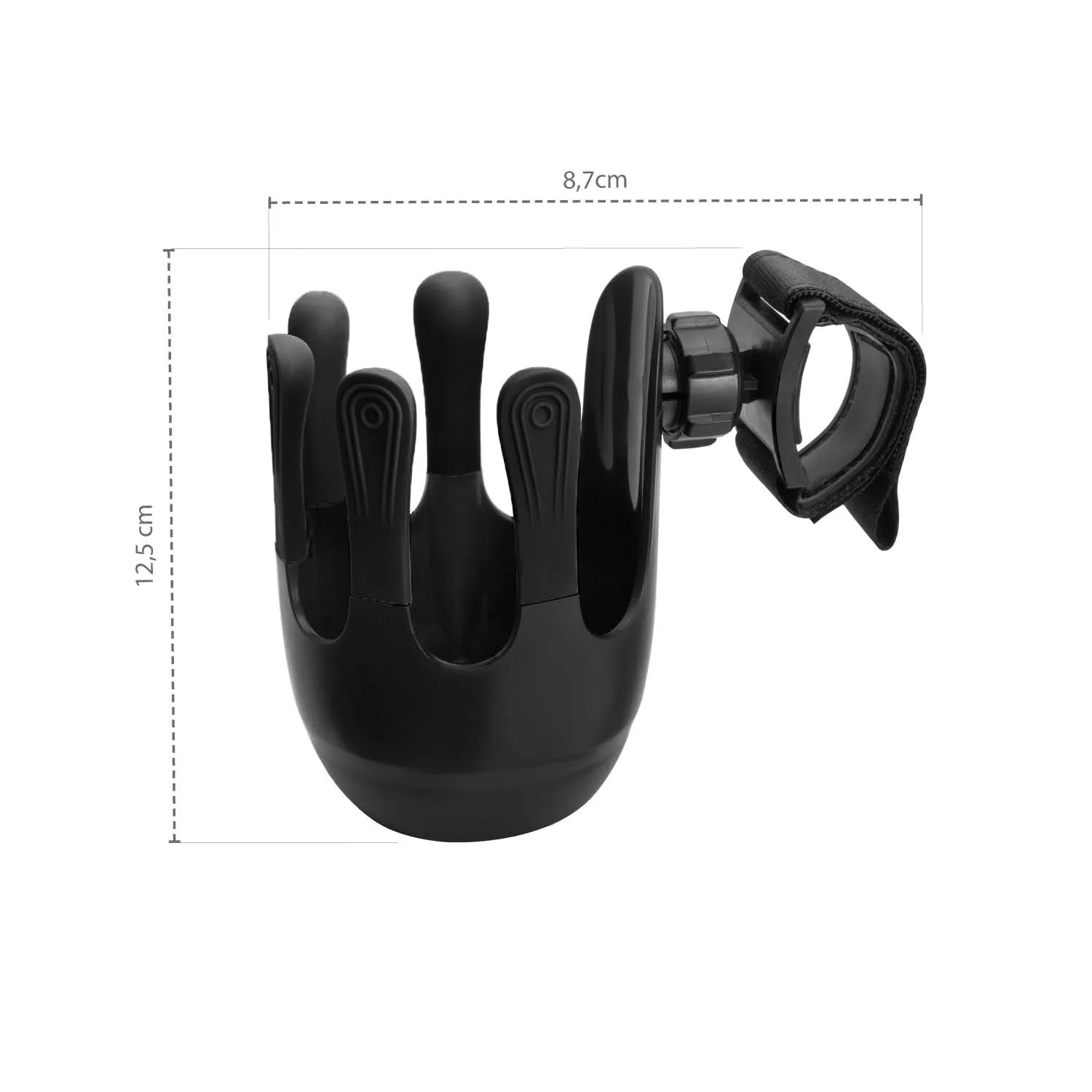 Zopa Flexibilní držák na pití, Black 2