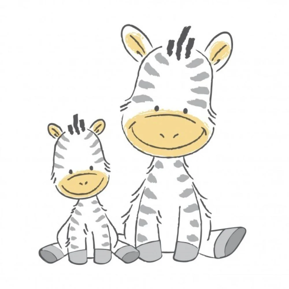Maltex Dětská vanička Zebra, 100 cm - šedá
