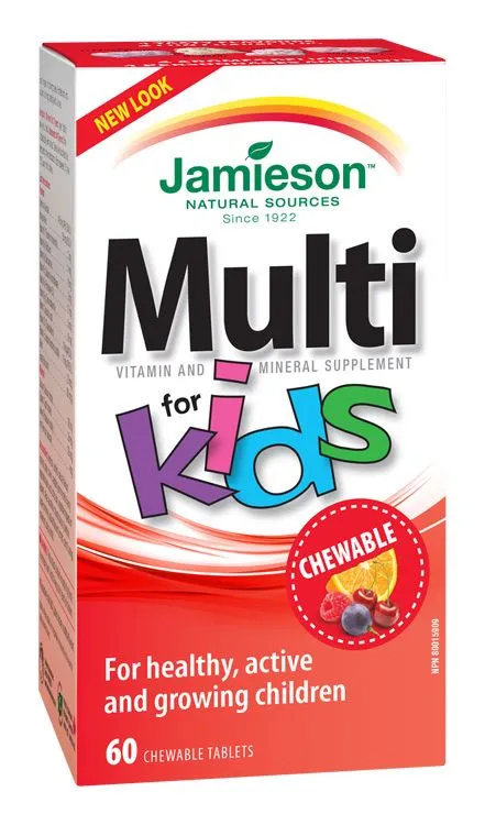 Jamieson Kids Multivitamin 60 cucacích tablet
