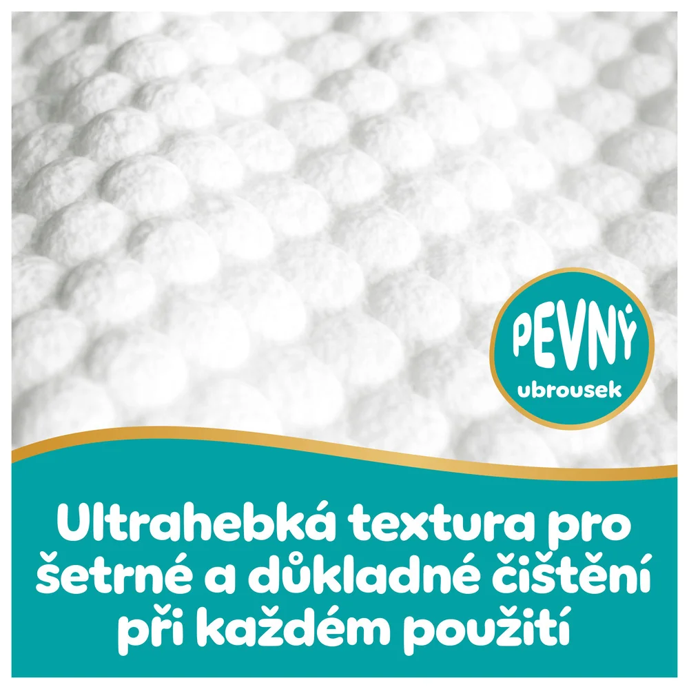 Pampers Aqua Soft Touch dětské čisticí ubrousky 3x60 ks