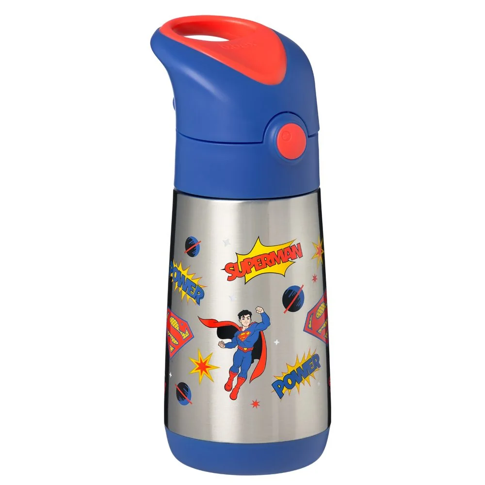 B.BOX Termoska na pití s brčkem 350 ml - Superman |