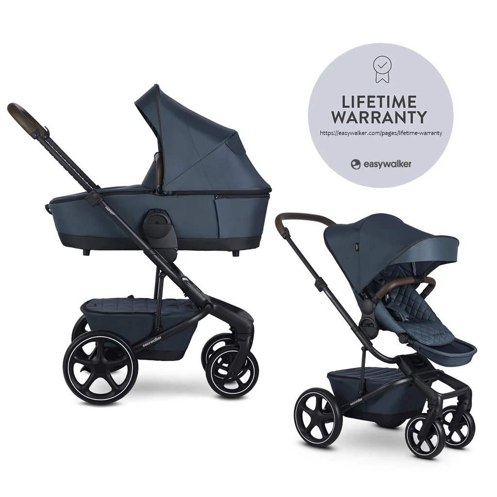 Easywalker Kočárek kombinovaný Harvey⁵ Premium 2v1 Jade Green LITE RWS