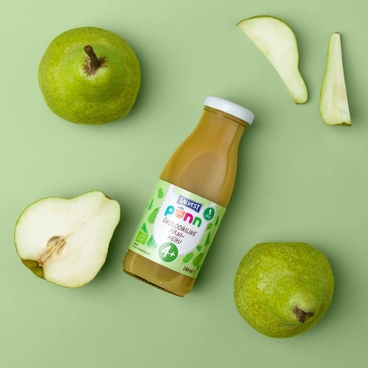 SALVEST Põnn BIO Hrušková šťáva s dužinou 240 ml