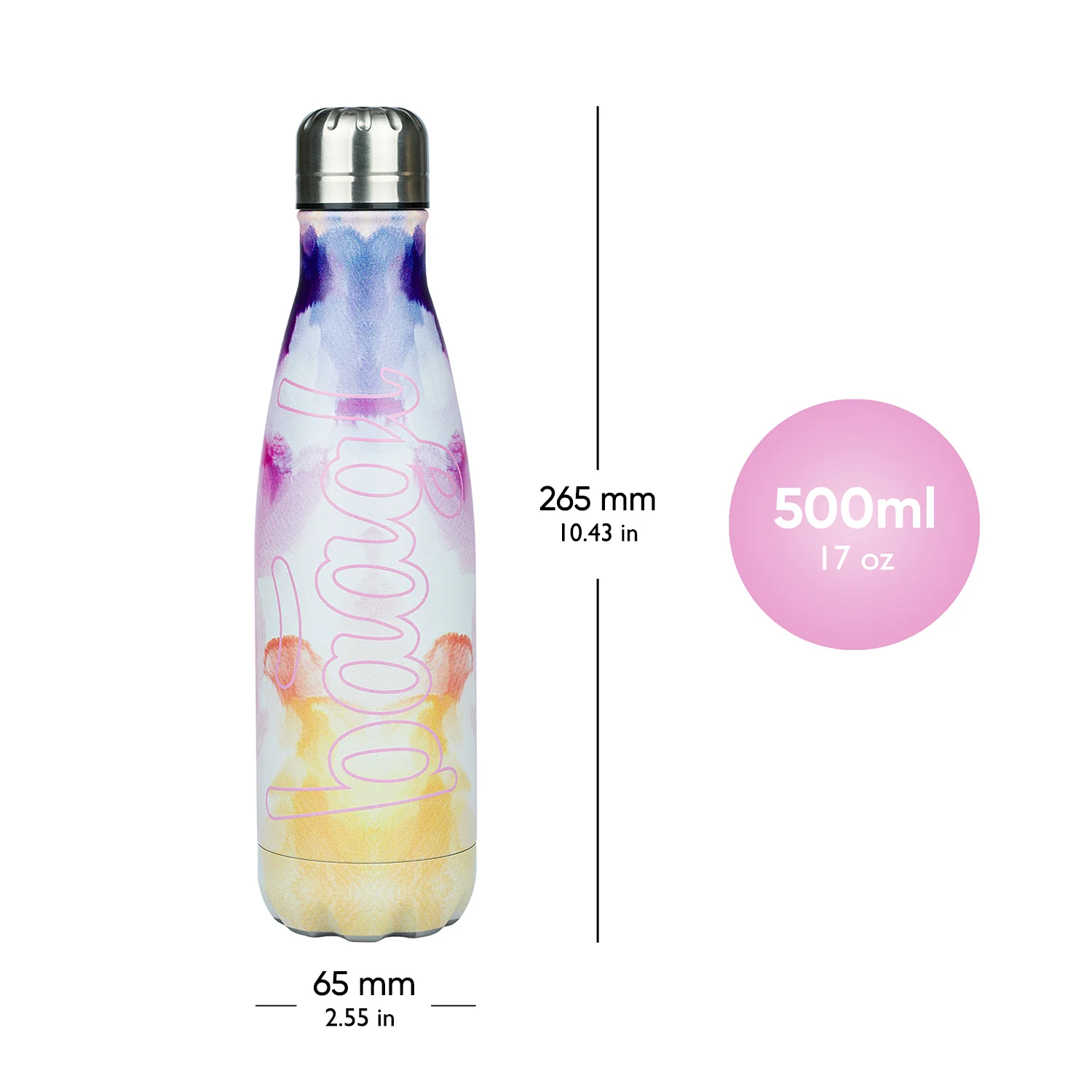 Baagl Termoláhev s kovovým víčkem Painting, 500 ml